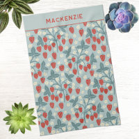 Antikes Erdbeer Cottagecore Florales Botanisches