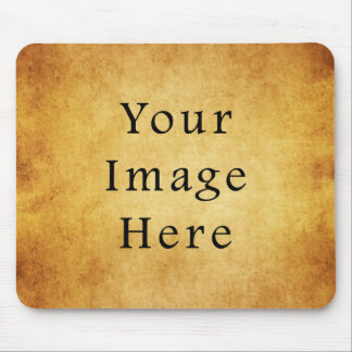 Antikes Erntegold Pergamentpapier Blanko Mousepad