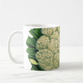 Antikes Essen Gemüse Blumenkohl Kaffeetasse (Links)