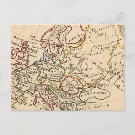 Antikes Europa Postkarte (Vorderseite)