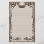 antikes extravagantes gezeichnet briefpapier (Vorderseite)