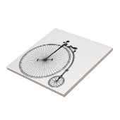 Antikes Fahrrad Fliese (Seite)