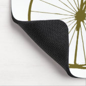 antikes Fahrrad Mousepad (Ecke)
