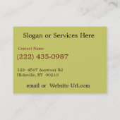 Antikes Fahrzeug-alte LKW-Reparaturwerkstatt Visitenkarte (Rückseite)