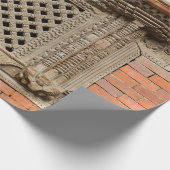 Antikes Fenster im Nasal Chowk Hof von Hanuman Geschenkpapier (Ecke)