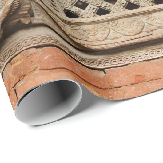 Antikes Fenster im Nasal Chowk Hof von Hanuman Geschenkpapier (Rolleneckpunkt)