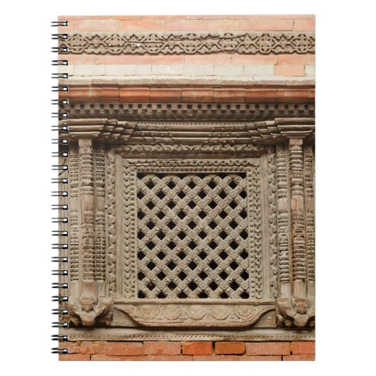 Antikes Fenster im Nasal Chowk Hof von Hanuman Notizblock (Vorderseite)