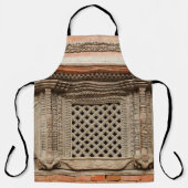 Antikes Fenster im Nasal Chowk Hof von Hanuman Schürze (Vorderseite)