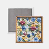 Antikes Fliesenmuster Magnet (Vorderseite/Rückseite)