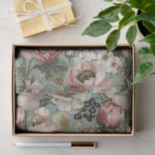 Antikes Floral Seidenpapier (Geschenk)