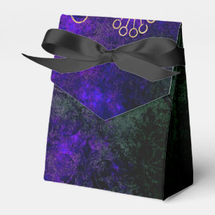 Antikes florales Damastmuster Geschenkschachtel