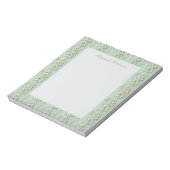 Antikes Florales Notizbuch Notizblock (Rotiert)