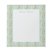 Antikes Florales Notizbuch Notizblock (Vorderseite)