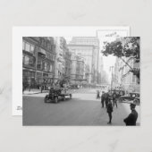 Antikes Flugzeug auf Parade, Anfang des 19. Jahrhu Postkarte (Vorne/Hinten)