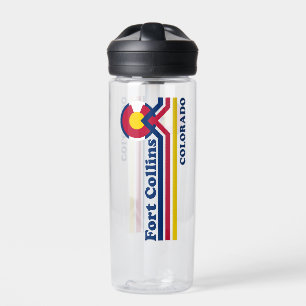 Antikes Fort Collins Colorado Trinkflasche