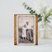 Antikes Foto-Postkarte Postkarte (Stehend Vorderseite)