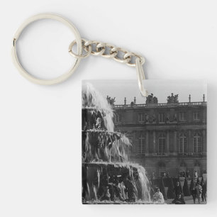 Antikes Frankreich Palast Versailles Pyramide Brun Schlüsselanhänger