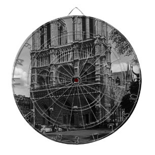 Antikes Frankreich Paris Notre-Dame-Kathedrale Dartscheibe