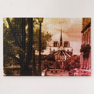 Antikes Frankreich Paris Notre Dame Saint Louis In Puzzle