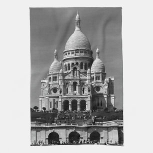 Antikes Frankreich Paris Sacre Coeur Basilika Geschirrtuch