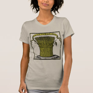 Antikes französisches Café-Werbung T-Shirt
