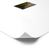 Antikes Französisches Castel Watercolor Poster (Ecke)