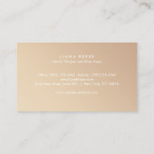 Antikes französisches Chair Gold Mit Monogramm Log Visitenkarte (Rückseite)