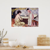 Antikes französisches Parfümwerbung aus der viktor Poster (Küche)