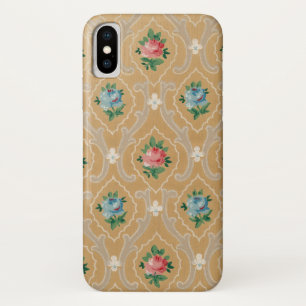 Antikes französisches Rosen-Wallpaper Case-Mate iPhone Hülle