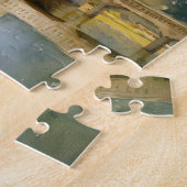 Antikes französisches Schloss Wasserfarbenpuzzle | Puzzle (Seite)