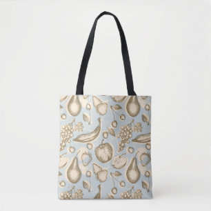 Antikes Früchte-Muster Tasche