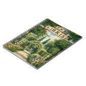 Antikes Garten Ex Libris Buchzeichen Notizblock (Linke Seite)