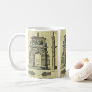 Antikes Gartentor Bogen, Renaissance-Architektur Kaffeetasse