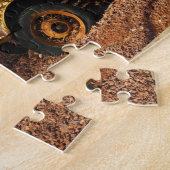 Antikes Gelbes Coupe Puzzle (Seite)