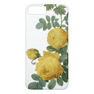 Antikes gelbes Rosenmalereiglas Case-Mate iPhone Hülle