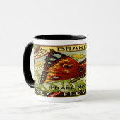 Antikes Gemüseschild - Bohnen Tasse (Vorderseite Links)