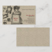 Antikes Geschäft/antiker Händler/Vintage Kunst Visitenkarte (Vorne/Hinten)