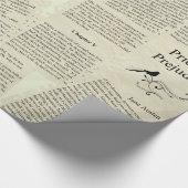 Antikes Geschenkpapier (Ecke)