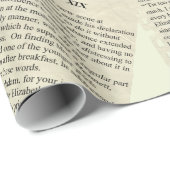 Antikes Geschenkpapier (Rolleneckpunkt)