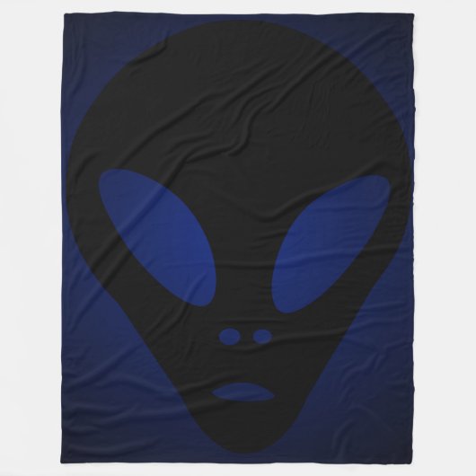 Antikes Gesicht der Alien - The Grays Fleecedecke (Vorderseite)