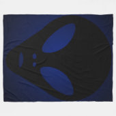 Antikes Gesicht der Alien - The Grays Fleecedecke (Vorderseite (Horizontal))