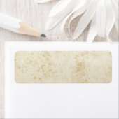 Antikes gestempeltes Papiervorlagen-Label (Insitu)