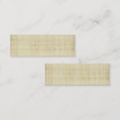 Antikes Gewebe-Muster Mini Visitenkarte (Vorne/Hinten)