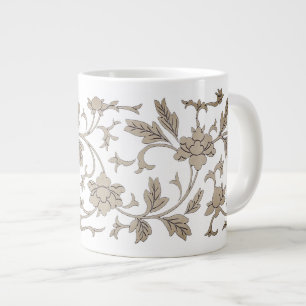 Antikes Gold Chinoiserie Blumenmuster Jumbo-Tasse
