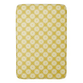 Antikes Gold Damask Muster Bath Mat Badematte (Vorderseite Vertikal)