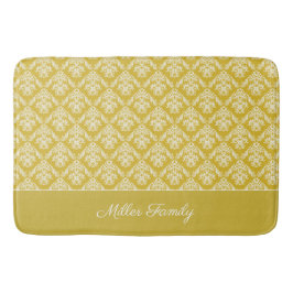 Antikes Gold Damask Muster Bath Mat Badematte