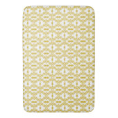 Antikes Gold Damask Muster Bath Mat Badematte (Vorderseite Vertikal)