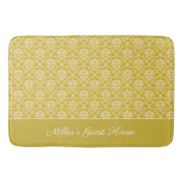 Antikes Gold Damask Muster Bath Mat Badematte
