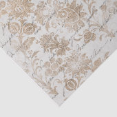 Antikes Gold-Damaskus-Skript Seidenpapier (Ausschnitt)