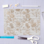 Antikes Gold-Damaskus-Skript Seidenpapier (Handwerk)